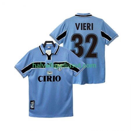 Jalkapallo Pelipaidat/Peliasut Lazio VIERI 32 1999 Retro Kotipaita 1998 Lyhythihainen